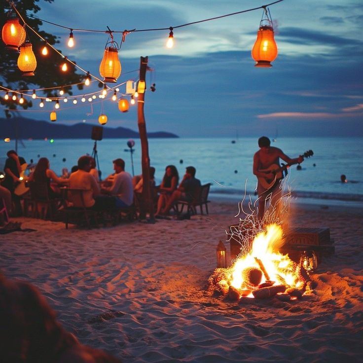 Founders gathered around a fire for an evening of conversation